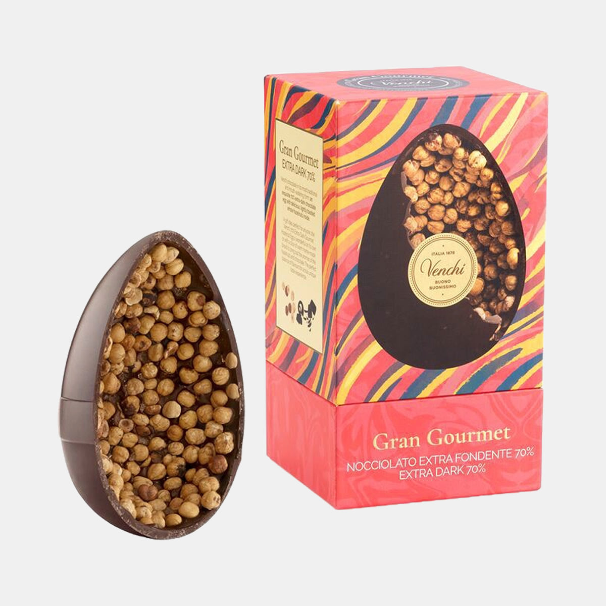 Uovo Gran Nocciolato Extra Fondente 70% 570g