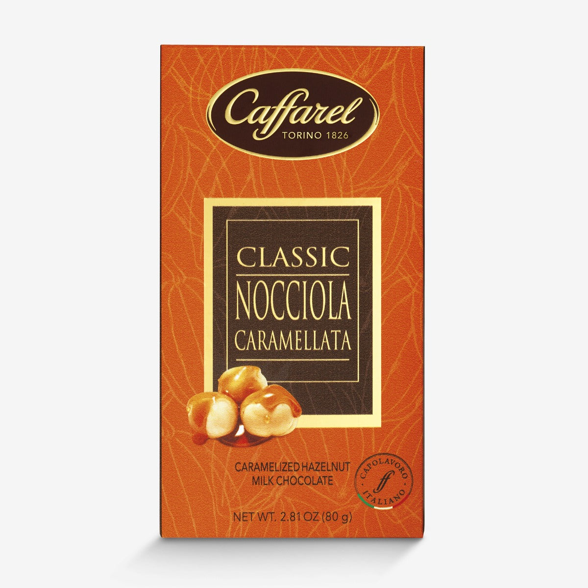 Tavoletta latte con granetta di nocciole caramellate