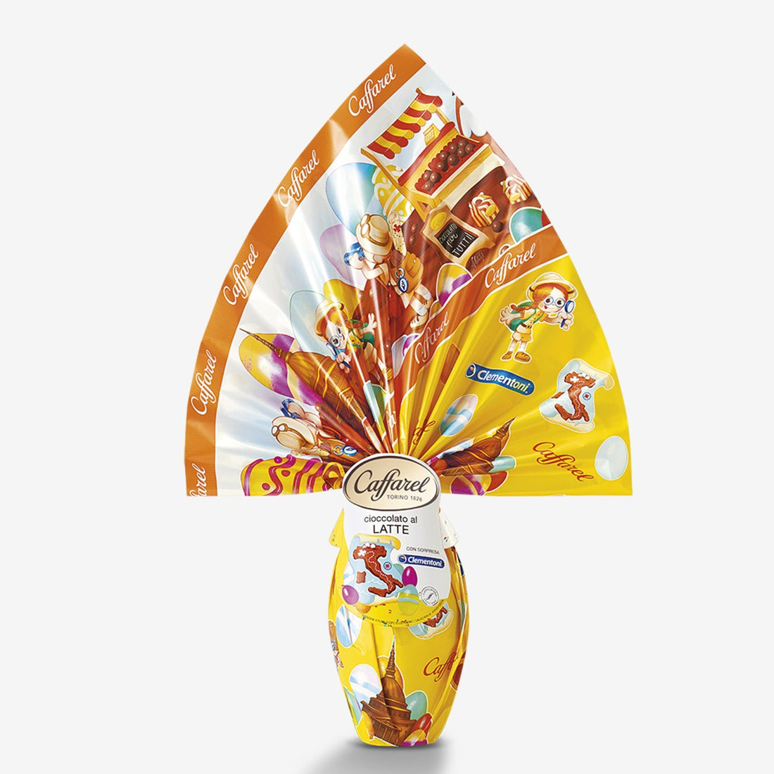 Uovo di Pasqua cioccolato al latte Clementoni