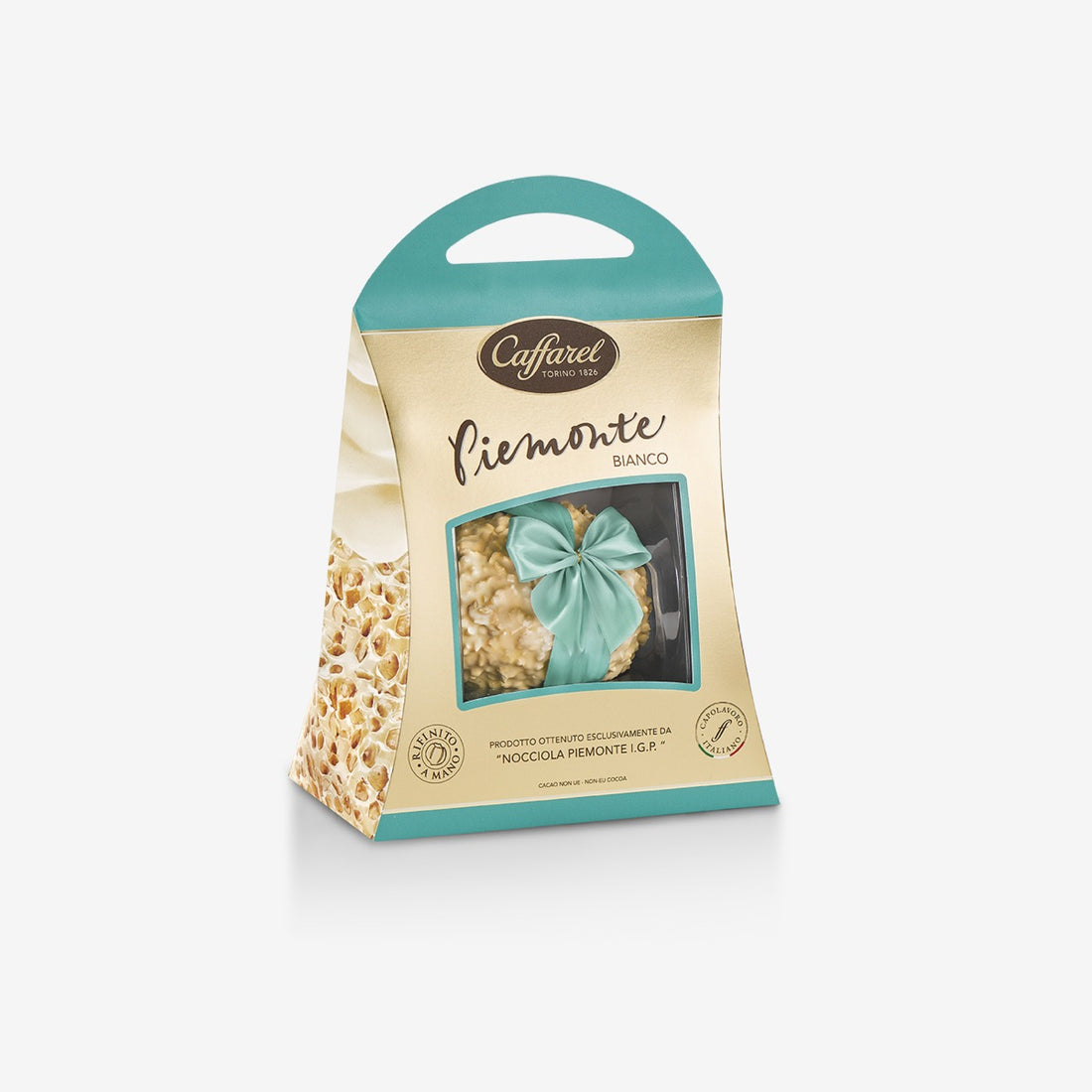 Uovo Piemonte bianco con nocciole Piemonte IGP