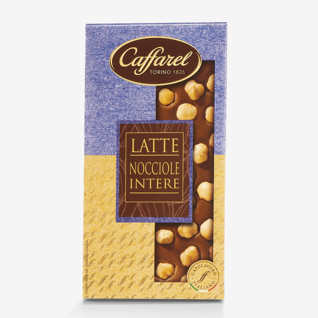 Tavoletta al latte con nocciole intere