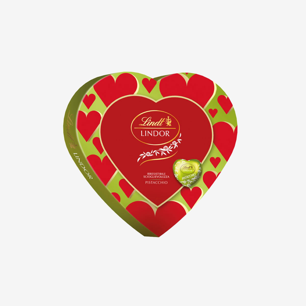Scatola Cuore Lindor Pistacchio