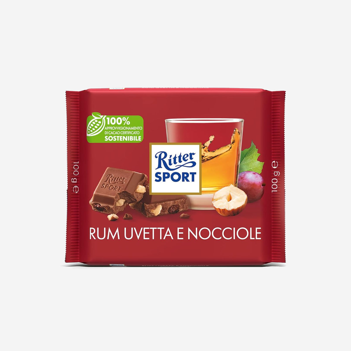 Ritter Sport Rum Raisins and Hazelnuts