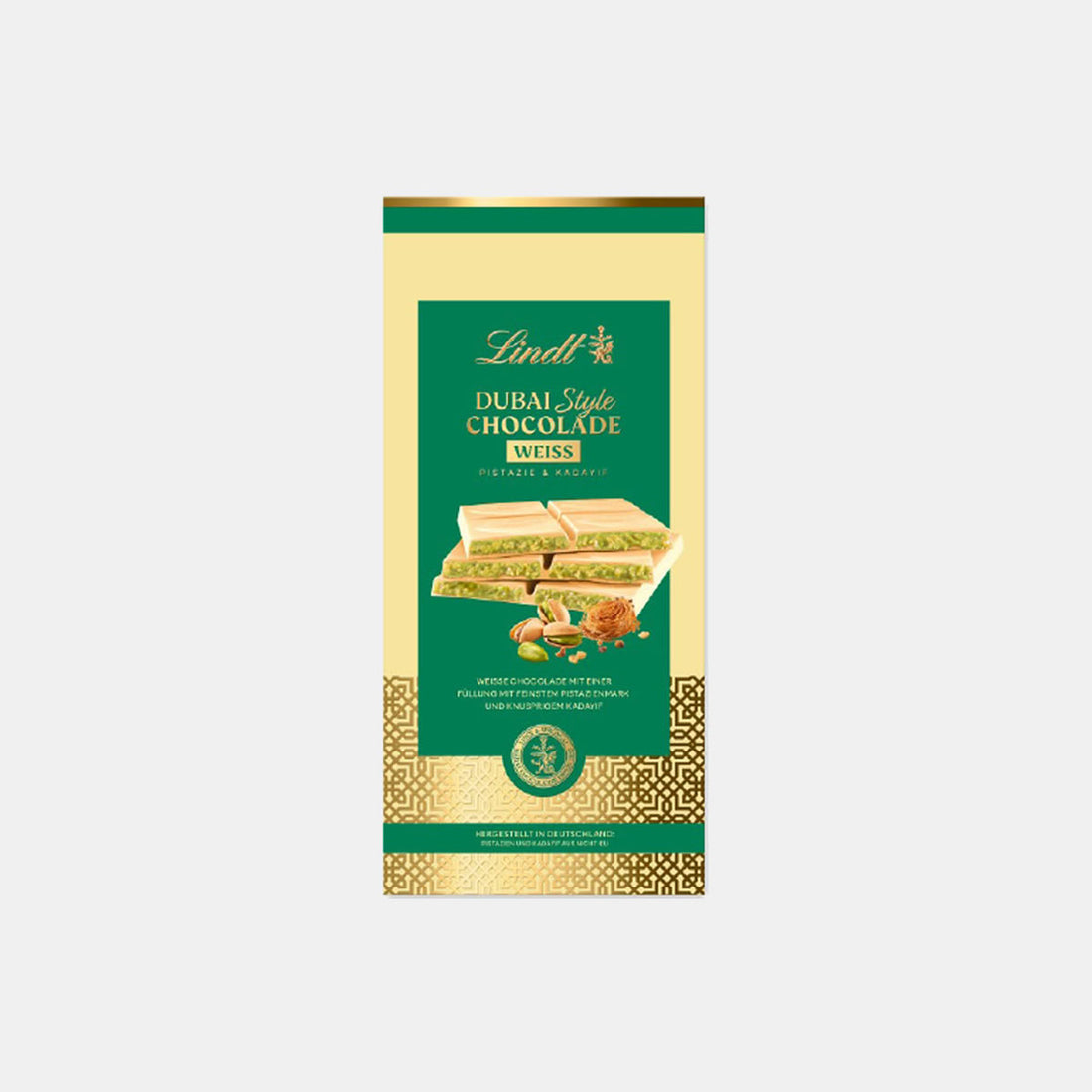 Tavoletta Dubai Style Chocolate Bianco