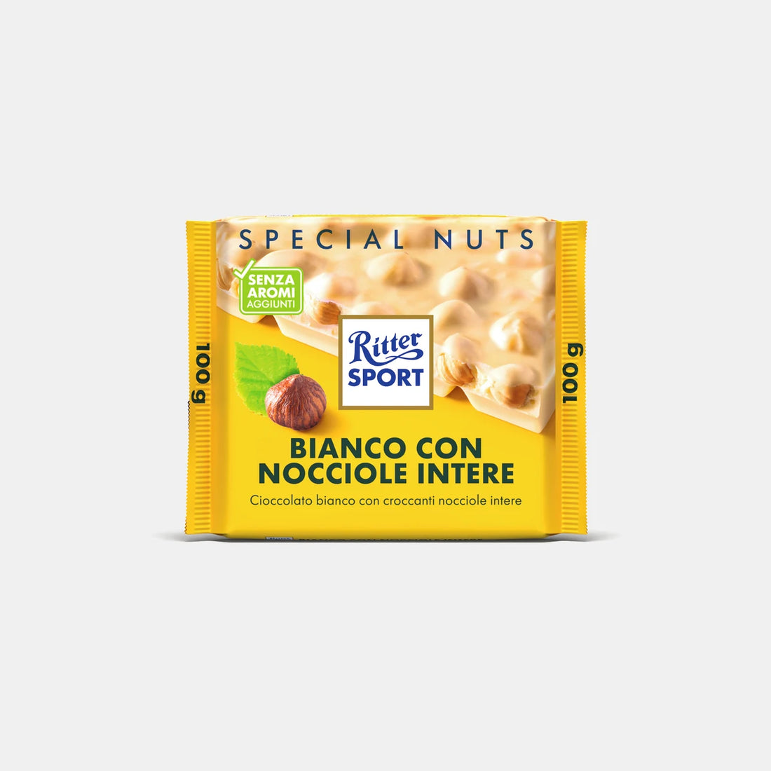 Ritter Sport White with Whole Hazelnuts
