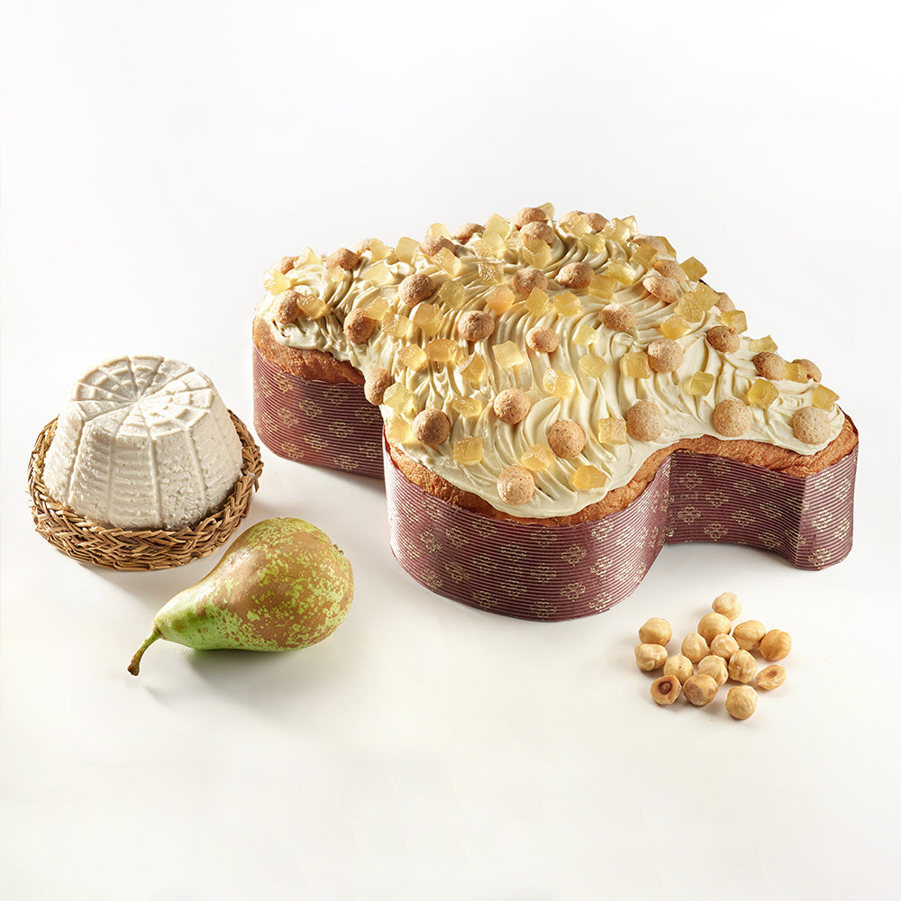 Colomba Anna Ricotta and Pears