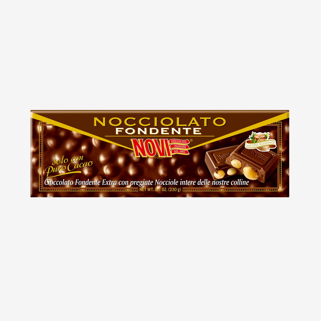 Tavoletta nocciolato fondente extra Novi