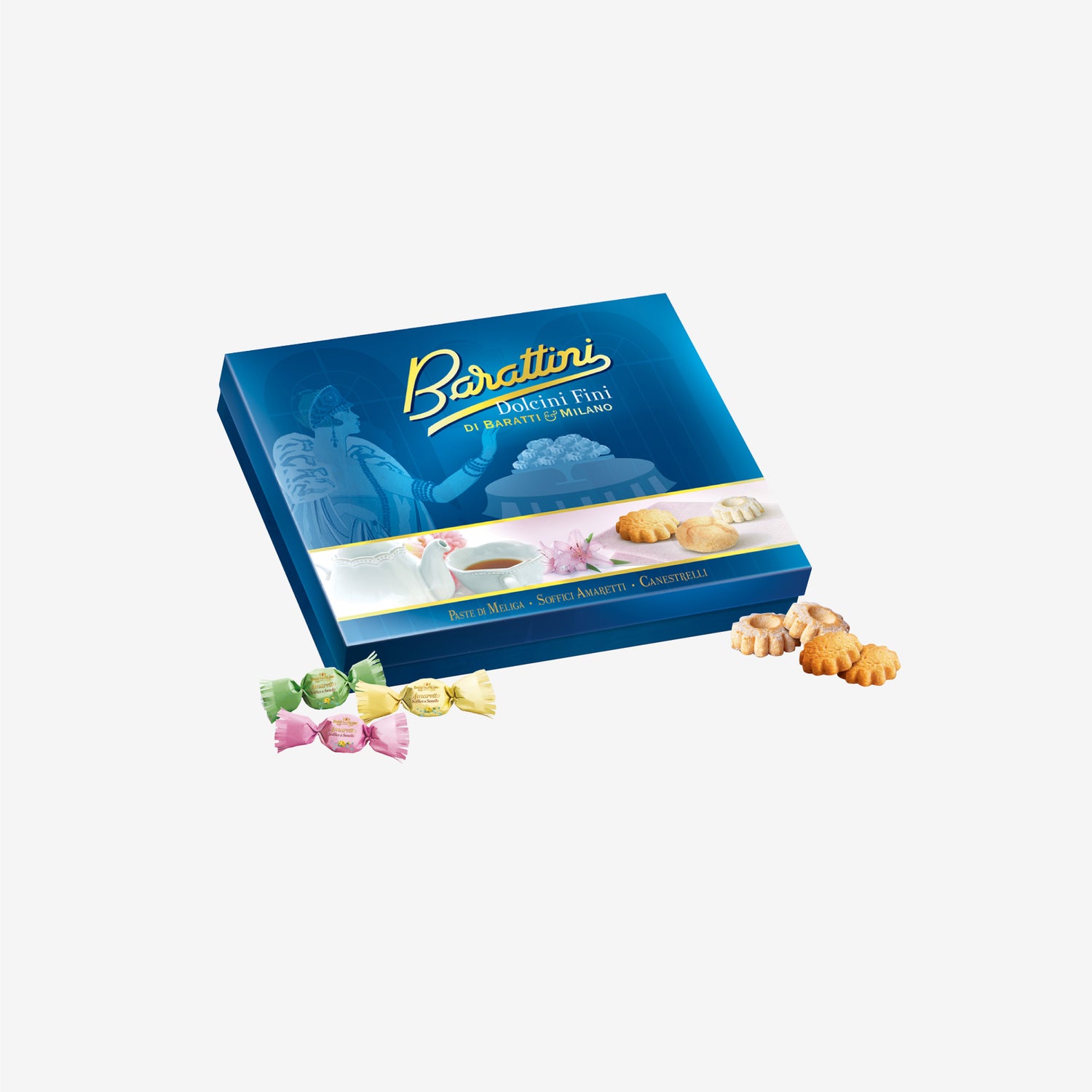 Barattini dolci fini confezione biscotti assortiti