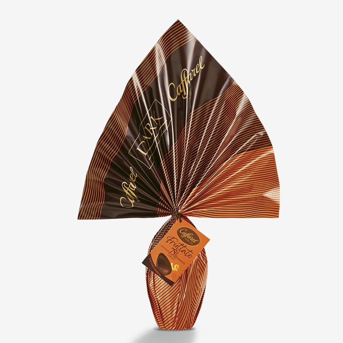 Uovo di Pasqua Dark fondente 75%  fruttato con arancia