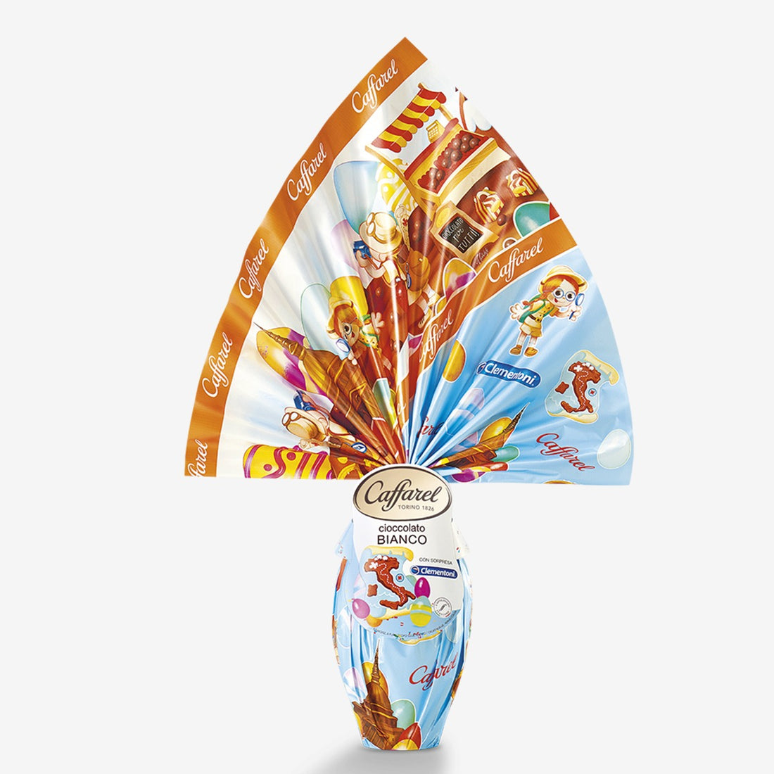 Uovo di Pasqua cioccolato bianco Clementoni