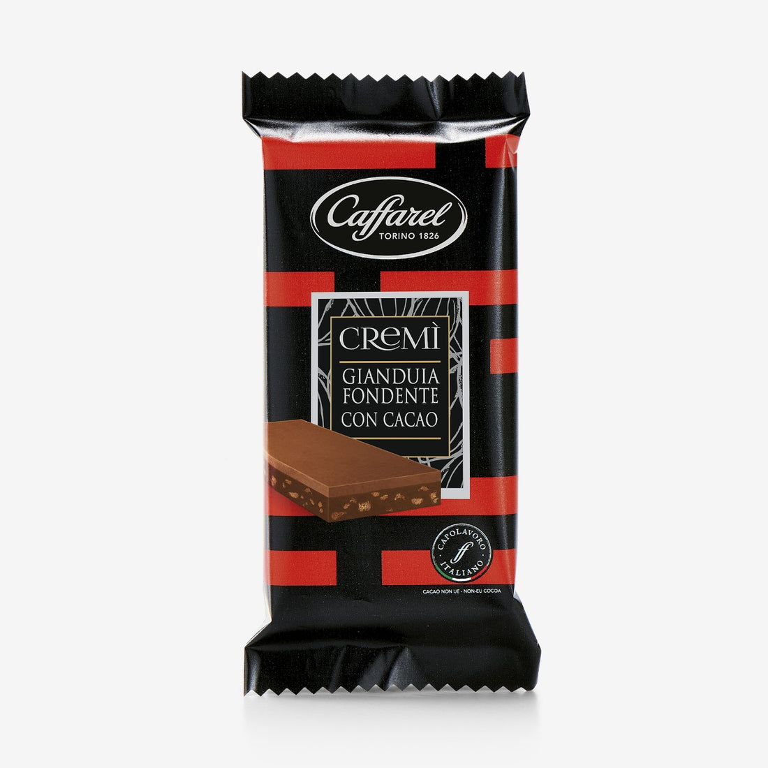 Cremì: dark Gianduia bar with cocoa