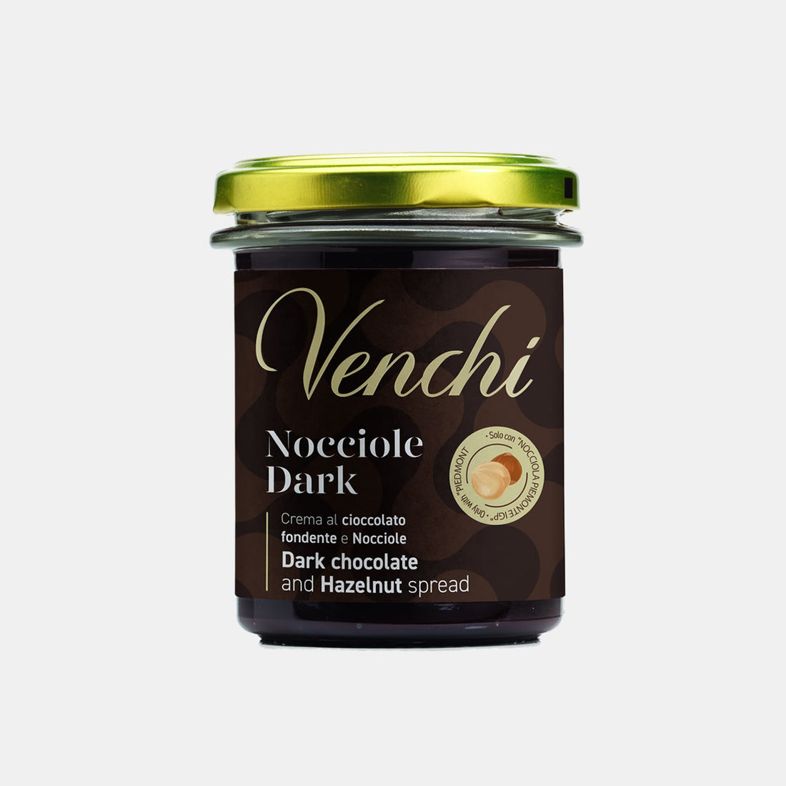 Dark and hazelnut spreadable cream