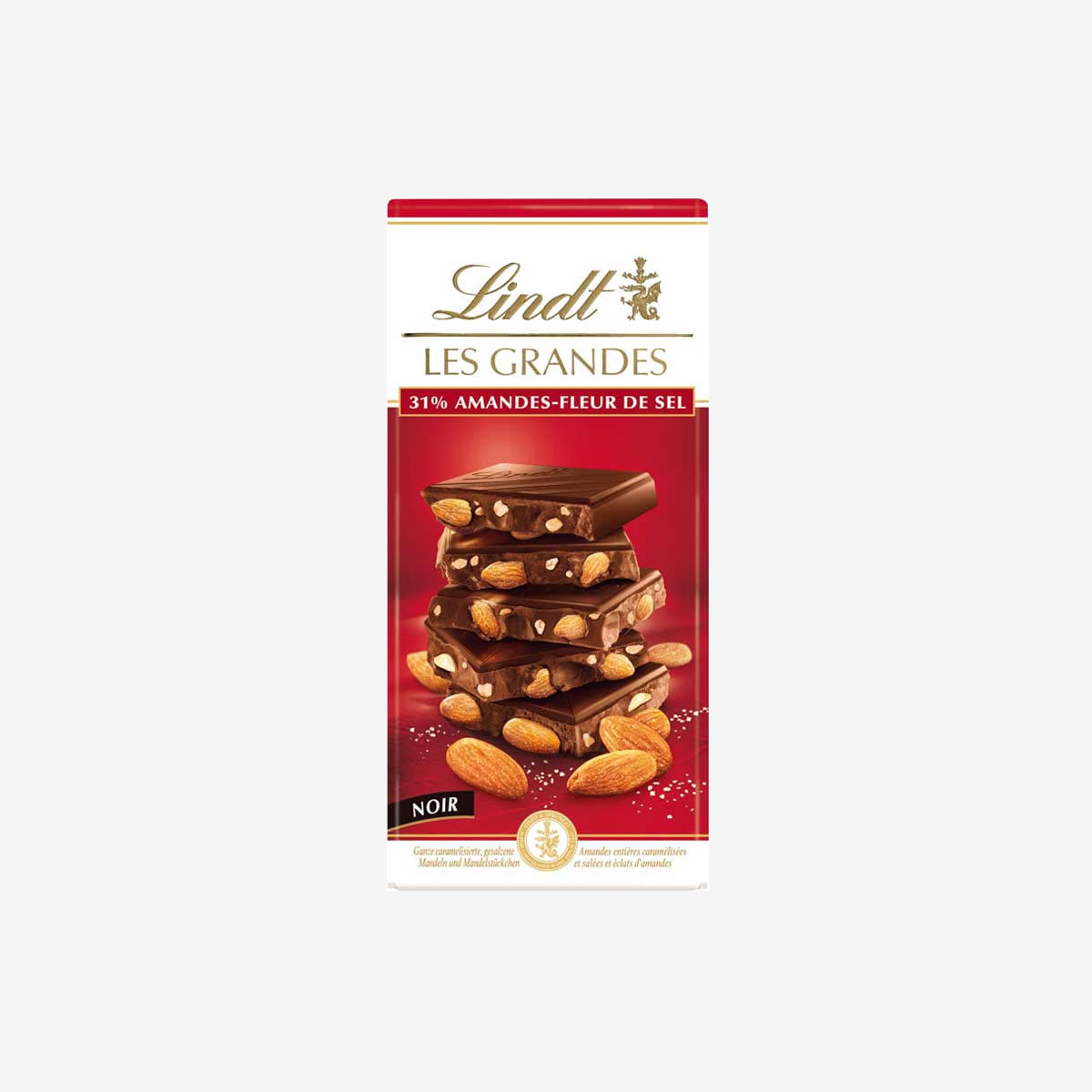 Les Grandes Dark Chocolate and Salted Almond Bar