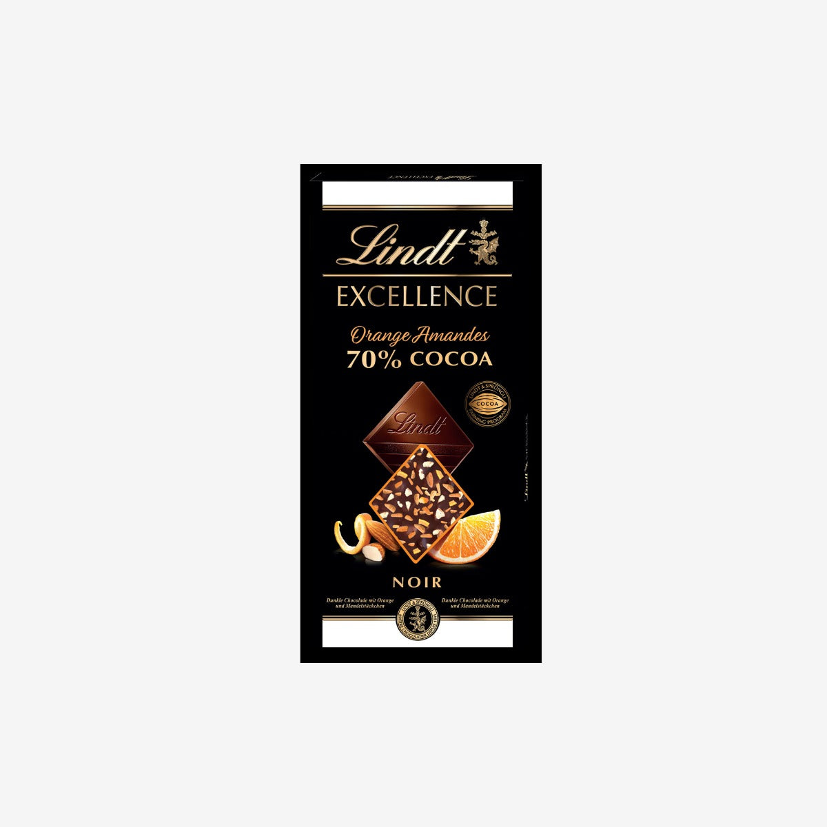 Tavoletta Excellence 70% Arancia e Mandorla