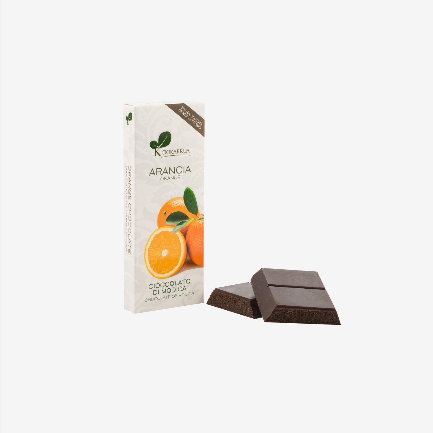Modica chocolate with orange