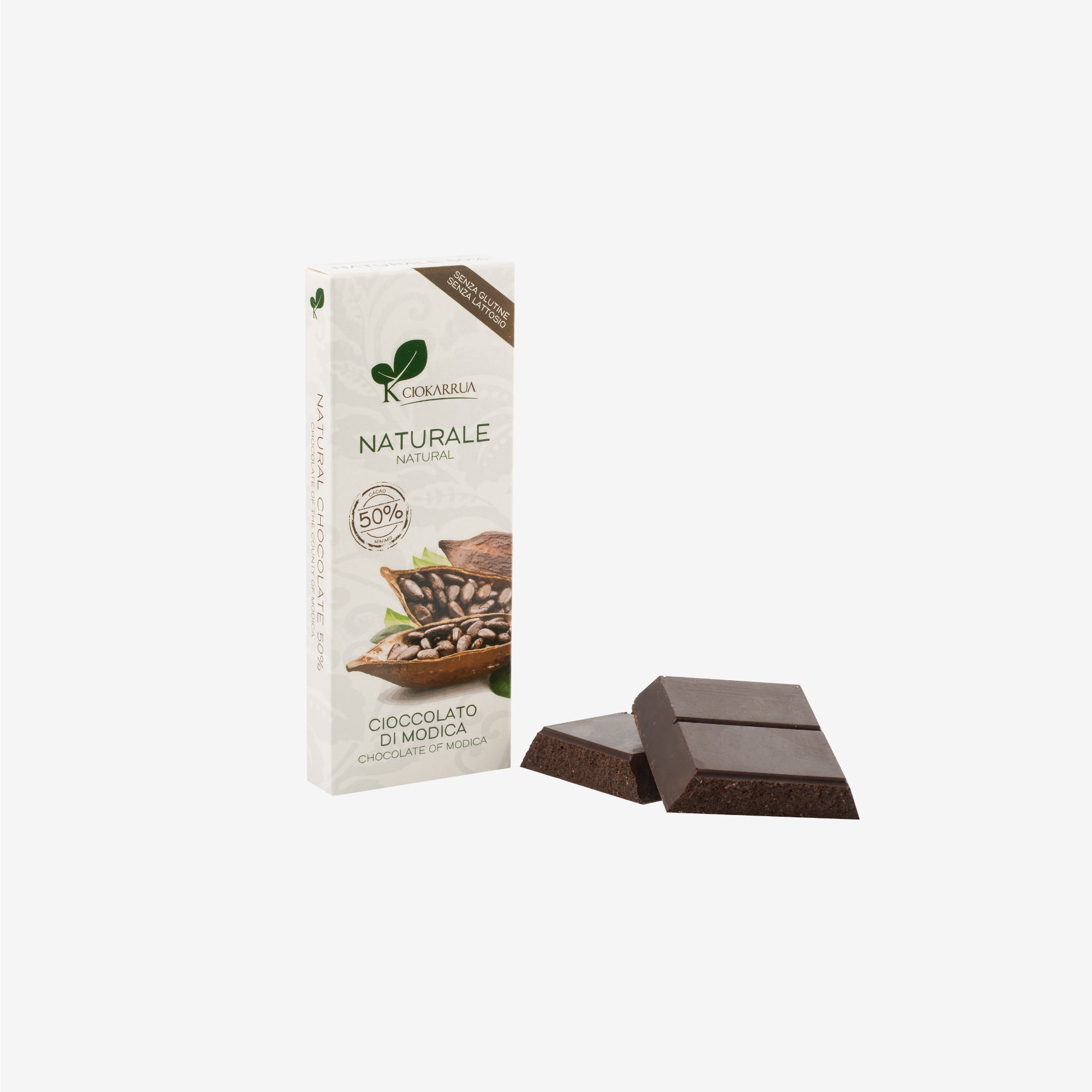 50% natural Modica chocolate