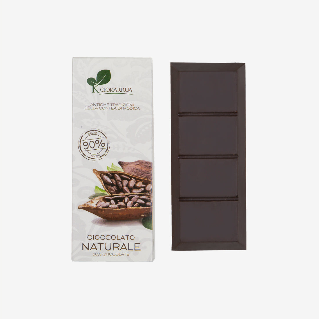 Cioccolato di Modica naturale al 90%