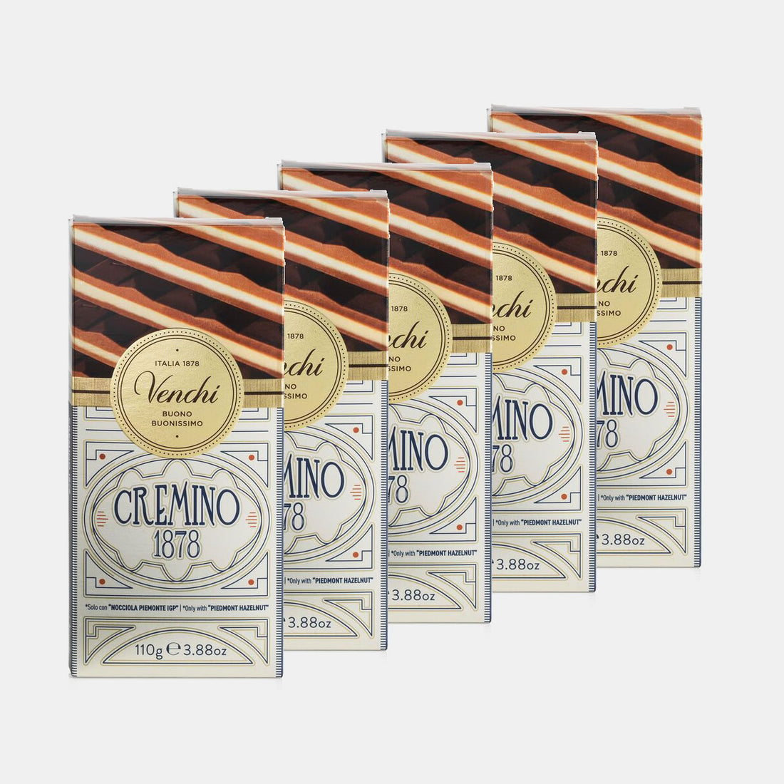Pack of 5 Cremino 1878 bars